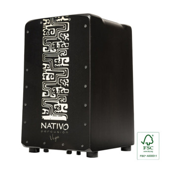 NATIVO PROPL-VEGA série pro plus cajon xl chêne classe a panneau avant vega coussin de siège eva anneau x-bass
