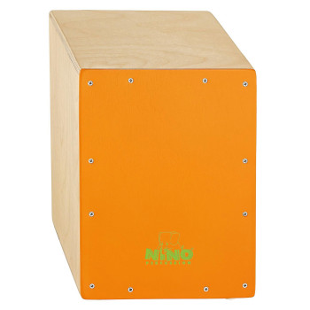 NINO NINO950OR cajon nino 13", bouleau, facade orange