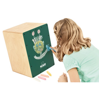 NINO NINO951DG cajon nino"tableau noir" vert + craies