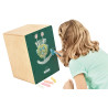 NINO NINO951DG cajon nino"tableau noir" vert + craies