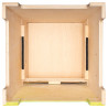 NINO NINO991GR cajon nino, bouleau, empilable, large