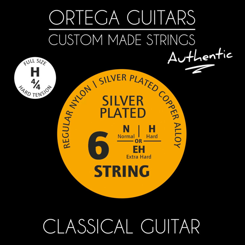 ORTEGA NYA44H jeu cordes nylon ortega authentic hard