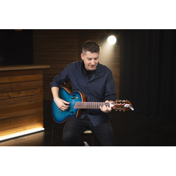 ORTEGA RTPDLX-FMA guitare ortega tourplayer deluxe ny erab