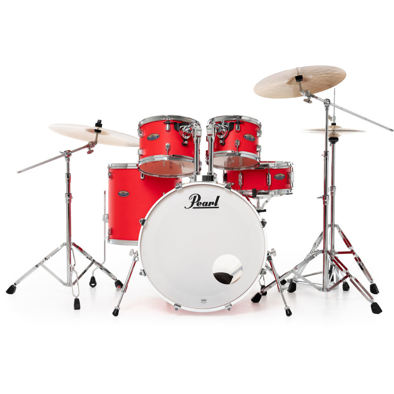 PEARL DMP925SC-899 batterie acoustique decade maple rock 22" matte racing red + hwp-834 - Déstockage