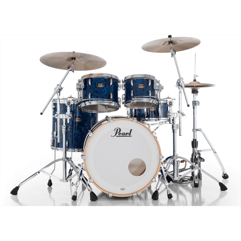 PEARL MMGC924XSPLC-418 batterie acoustique masters maple gum rock 22" gyrolock-l blue abalone