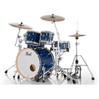 PEARL MMGC924XSPLC-418 batterie acoustique masters maple gum rock 22" gyrolock-l blue abalone