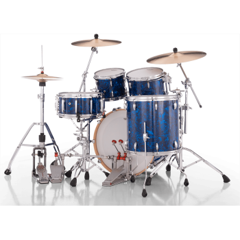 PEARL MMGC924XSPLC-418 batterie acoustique masters maple gum rock 22" gyrolock-l blue abalone