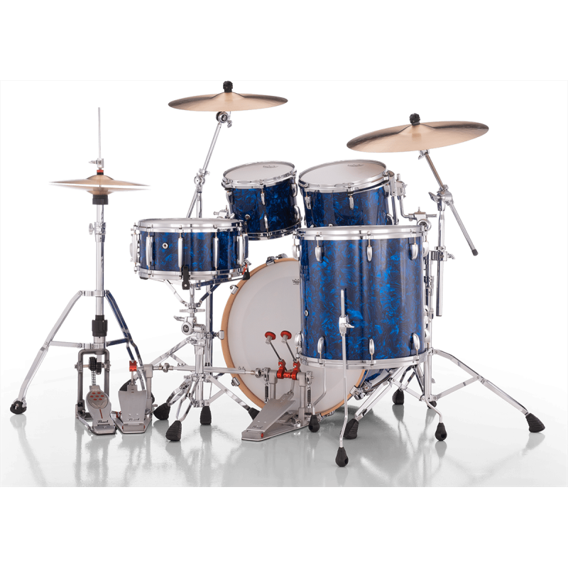 PEARL MMGC924XSPLC-418 batterie acoustique masters maple gum rock 22" gyrolock-l blue abalone