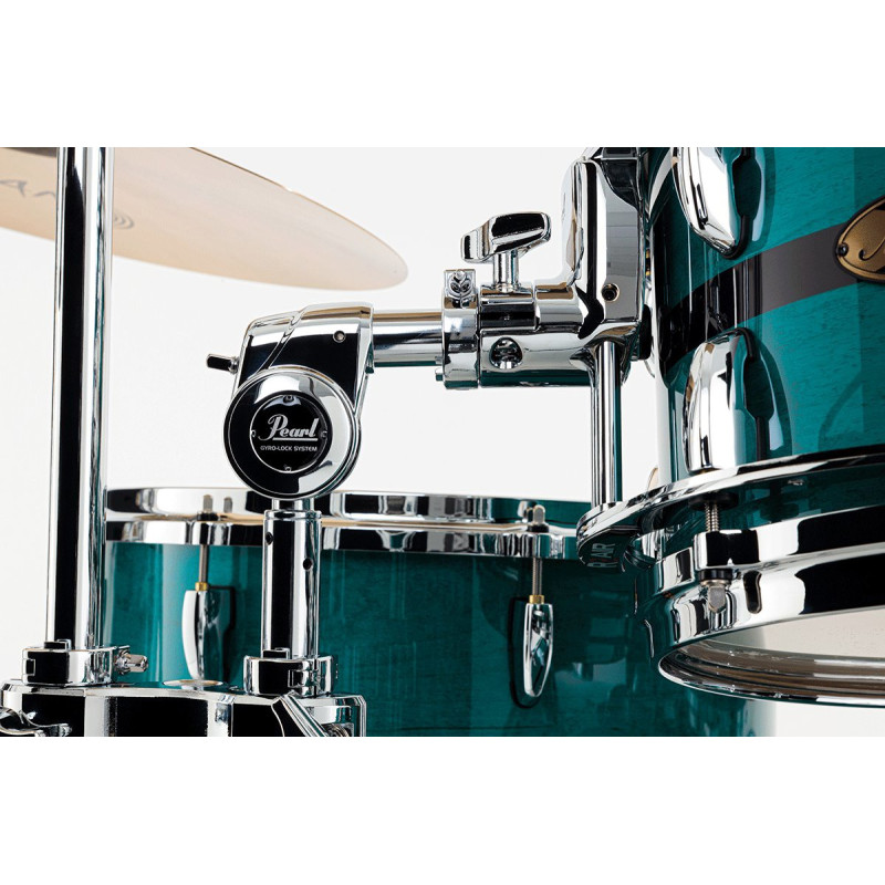 PEARL MP4C924XSPSC-850 batterie acoustique masters maple pure rock 22" optimount aqua turquoise stripe
