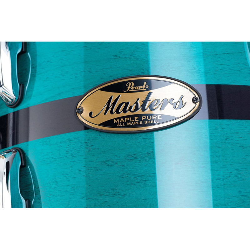 PEARL MP4C924XSPSC-850 batterie acoustique masters maple pure rock 22" optimount aqua turquoise stripe