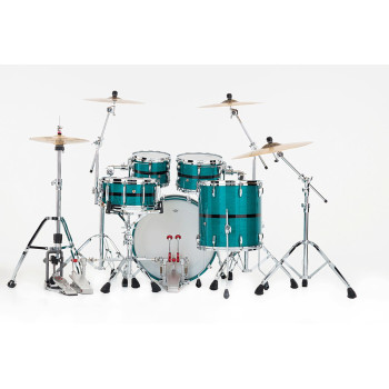 PEARL MP4C924XSPSC-850 batterie acoustique masters maple pure rock 22" optimount aqua turquoise stripe