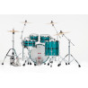 PEARL MP4C924XSPSC-850 batterie acoustique masters maple pure rock 22" optimount aqua turquoise stripe