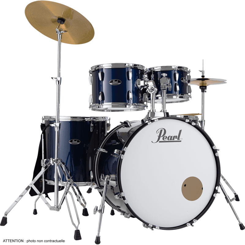 PEARL RSS525SCC-743 batterie roadshow rock 22" + pack sabian solar royal blue metallic