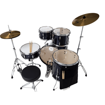 PEARL RSS525SCC-743 batterie roadshow rock 22" + pack sabian solar royal blue metallic