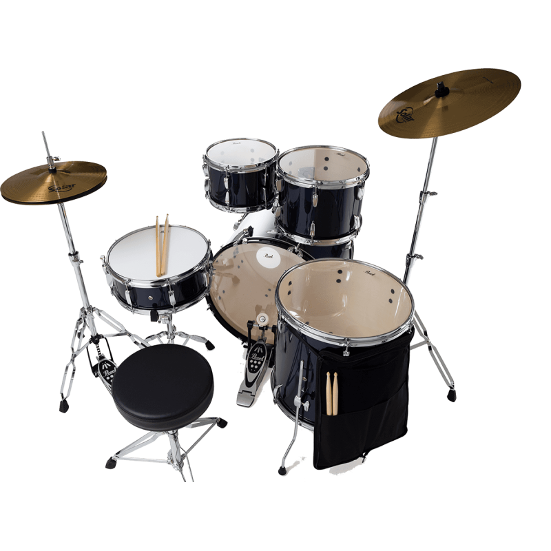 PEARL RSS525SCC-743 batterie roadshow rock 22" + pack sabian solar royal blue metallic
