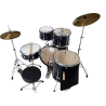 PEARL RSS525SCC-743 batterie roadshow rock 22" + pack sabian solar royal blue metallic