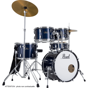 PEARL RSS585CC-743 batterie roadshow junior 18" + pack sabian solar royal blue metallic
