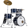 PEARL RSS585CC-743 batterie roadshow junior 18" + pack sabian solar royal blue metallic