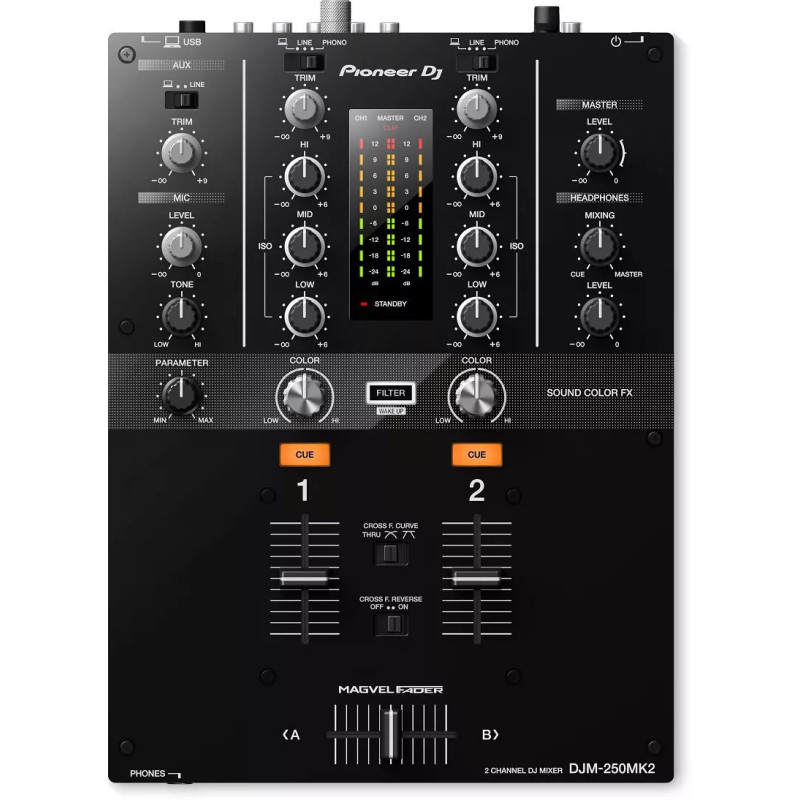 PIONEER DJ DJM-250MK2 2 Channel Effects Mixeur