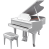 PLEYEL P170T-WHT p170 trocadéro quart de queue blanc brillant