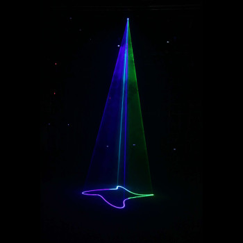 POWER LIGHTING NEPTUNE 200 GBC V2 Laser à faisceaux Vert, Bleu, Cyan 200 MW
