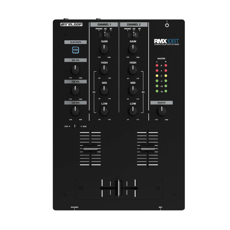 RELOOP RMX-10 BT Mixer 2 entrées