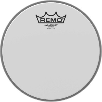 REMO BA-0108-00 peau ambassador sablée 8 pour tom