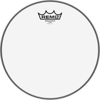 REMO BA-0310-00 peau ambassador transparente 10 pour tom/ caisse claire