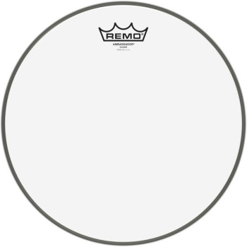 REMO BA-0312-00 peau ambassador transparente 12 pour tom/ caisse claire