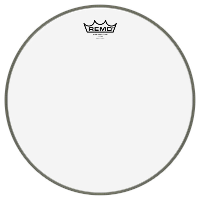 REMO BA-0314-00 peau ambassador transparente 14 pour tom/ caisse claire/ tom sur pieds