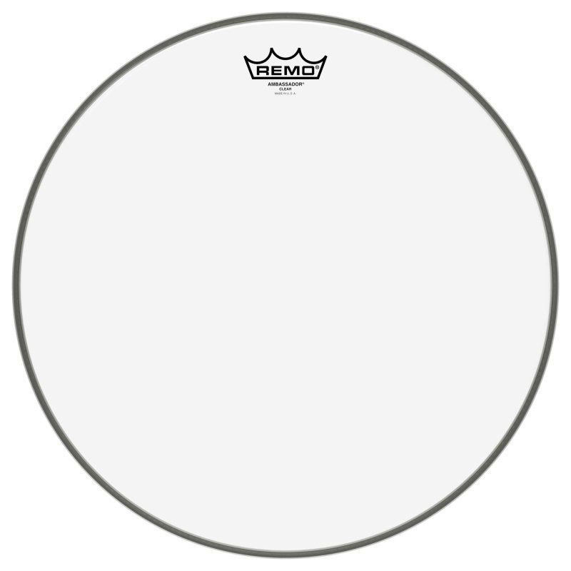 REMO BA-0316-00 peau ambassador transparente 16 pour caisse claire/ tom sur pieds