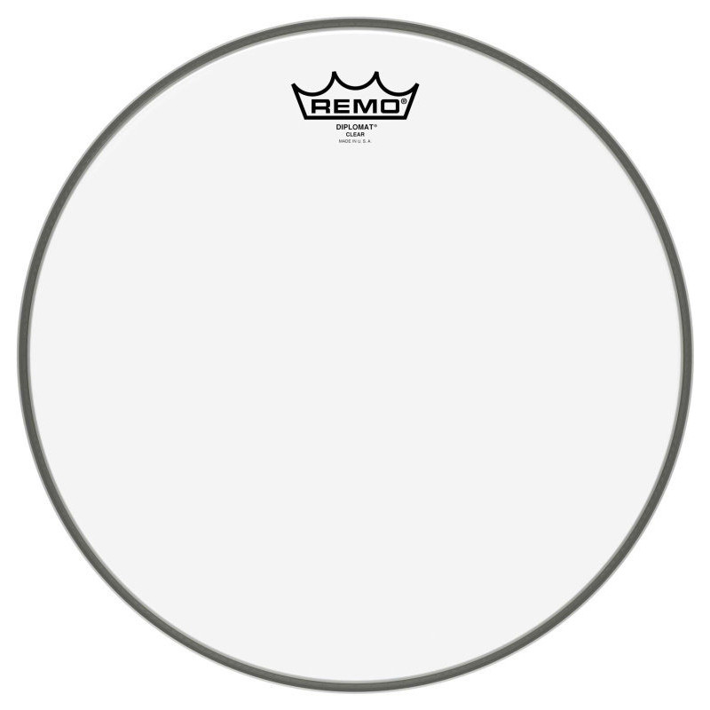 REMO BD-0313-00 peau diplomat transparente 13 pour tom/ caisse claire