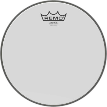 REMO BE-0210-00 peau emperor blanc lisse 10 pour tom/ caisse claire