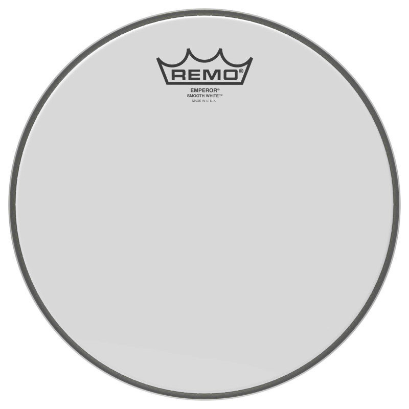 REMO BE-0210-00 peau emperor blanc lisse 10 pour tom/ caisse claire