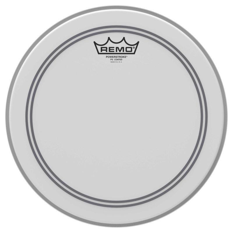 REMO P3-0112-BP peau powerstroke 3 ambassador sablée 12 pour caisse claire