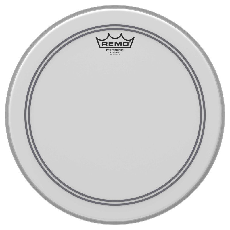 REMO P3-0113-BP peau powerstroke 3 ambassador sablée 13 pour caisse claire