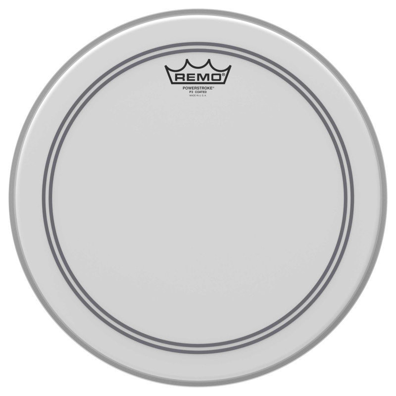 REMO P3-0114-BP peau powerstroke 3 ambassador sablée 14 pour caisse claire