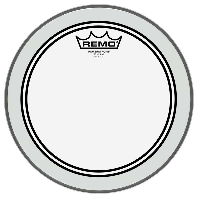 REMO P3-0310-BP peau powerstroke 3 ambassador transparente 10 pour tom/ caisse claire