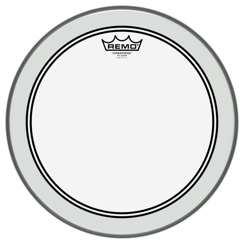 REMO P3-0313-BP peau powerstroke 3 ambassador transparente 13 pour tom/ caisse claire