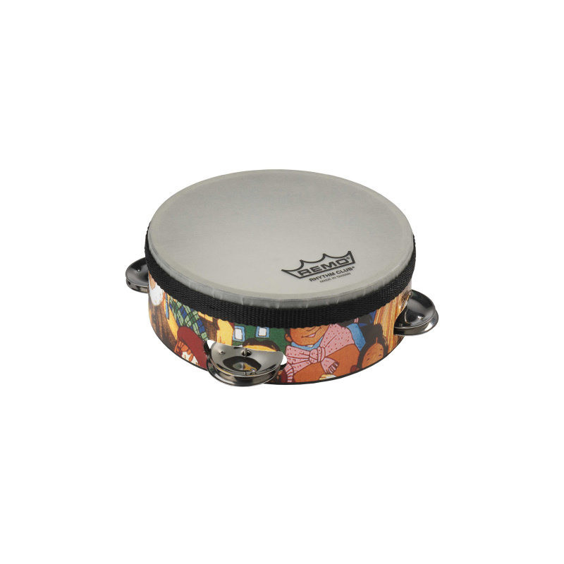 REMO RH-2106-00 tambourin rhythm club 6 x 1.75 avec 4 paires de cymbalettes