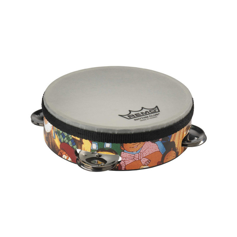 REMO RH-2106-00 tambourin rhythm club 6 x 1.75 avec 4 paires de cymbalettes