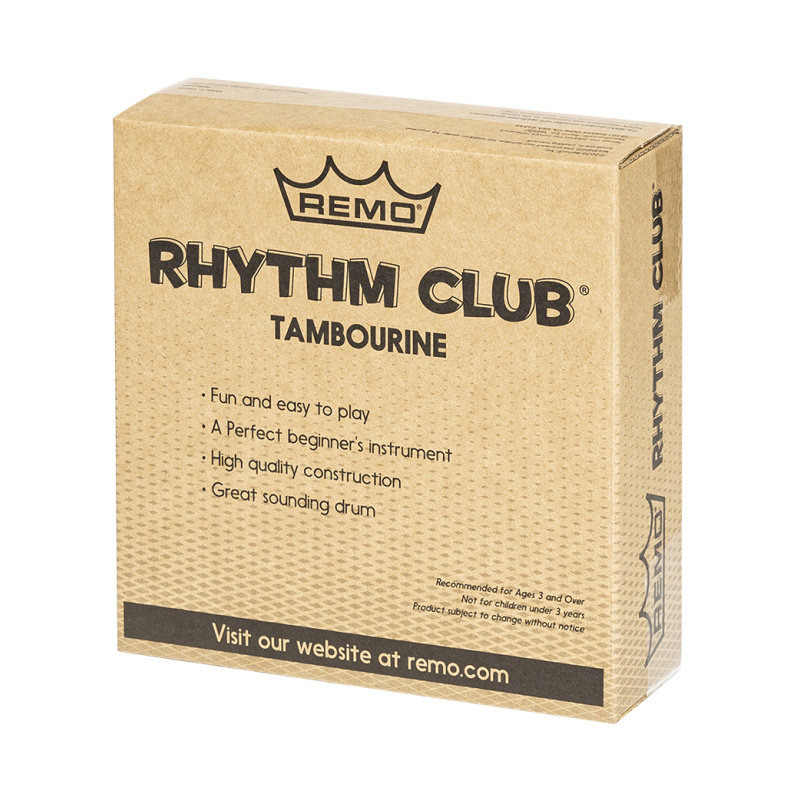 REMO RH-2106-00 tambourin rhythm club 6 x 1.75 avec 4 paires de cymbalettes