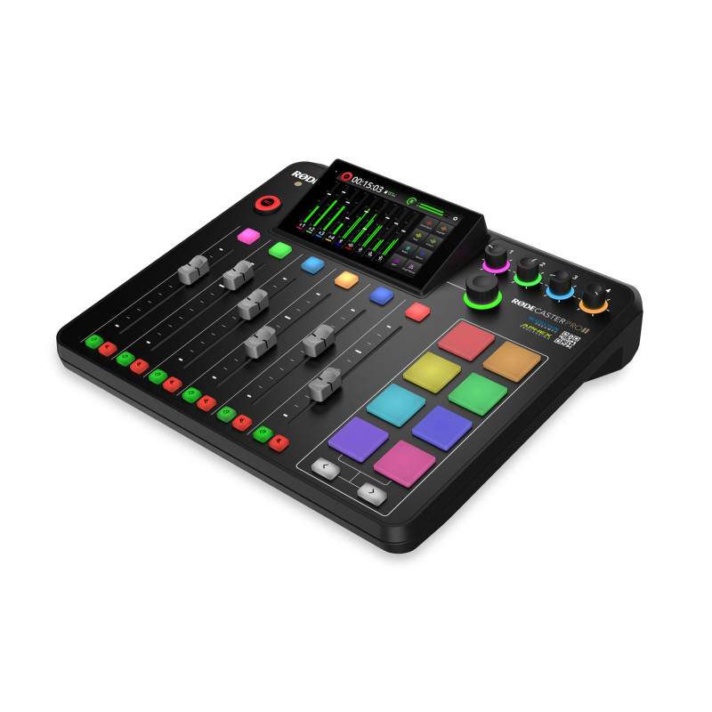 RODE CasterPro II Workstation Podcast Noir