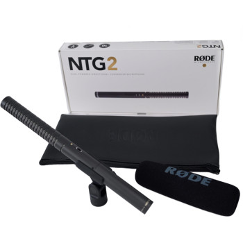 RODE NTG2 Micro canon Noir
