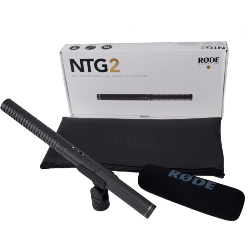 RODE NTG2 Micro canon Noir