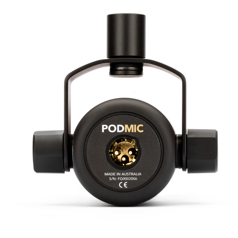 RODE PodMic Microphone de Broadcasting Noir