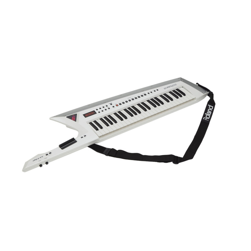 ROLAND AX-EDGE-W 49 key shoulder worn synthesizer (white)