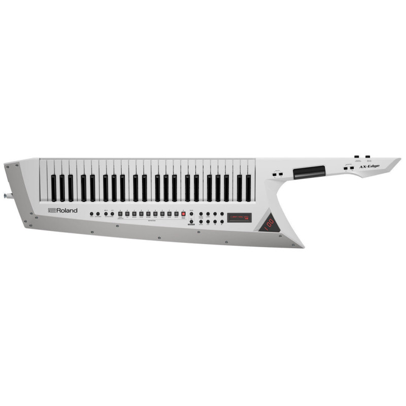 ROLAND AX-EDGE-W 49 key shoulder worn synthesizer (white)