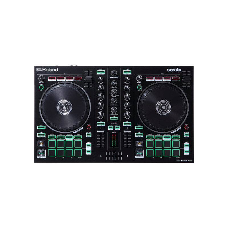 ROLAND DJ-202 lightweight and rugged intro dj controller - inc serato dj lite