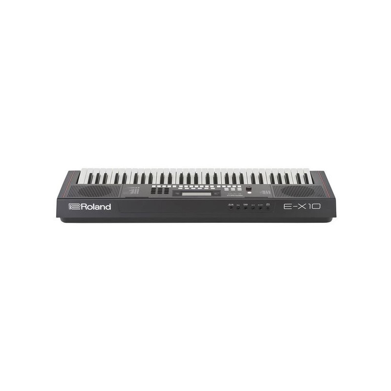 ROLAND E-X10 portable keyboard avec auto-accompaniment features and microphone input